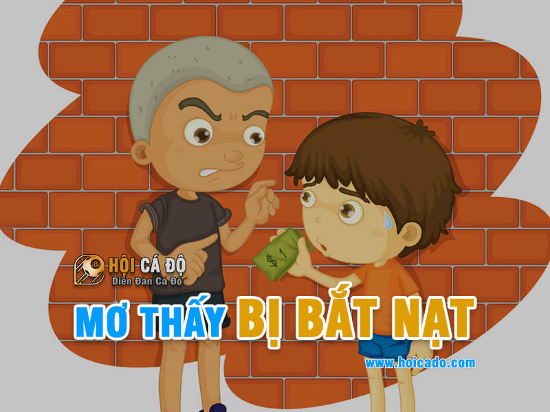 Ngủ mơ bị bắt nạt đánh con gì ?