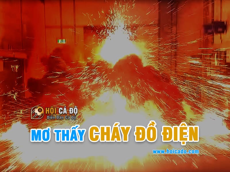 Mơ cháy đồ điện đánh con gì ?